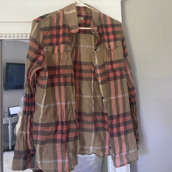 Girls Burberry Button-down Shirt